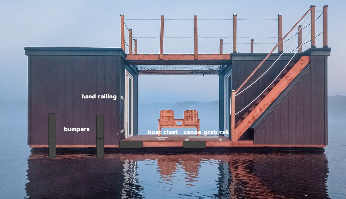 Photo of the docking side of a Lilypod